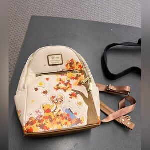 Loungefly Winnie The Pooh Fall Print Mini Backpack
